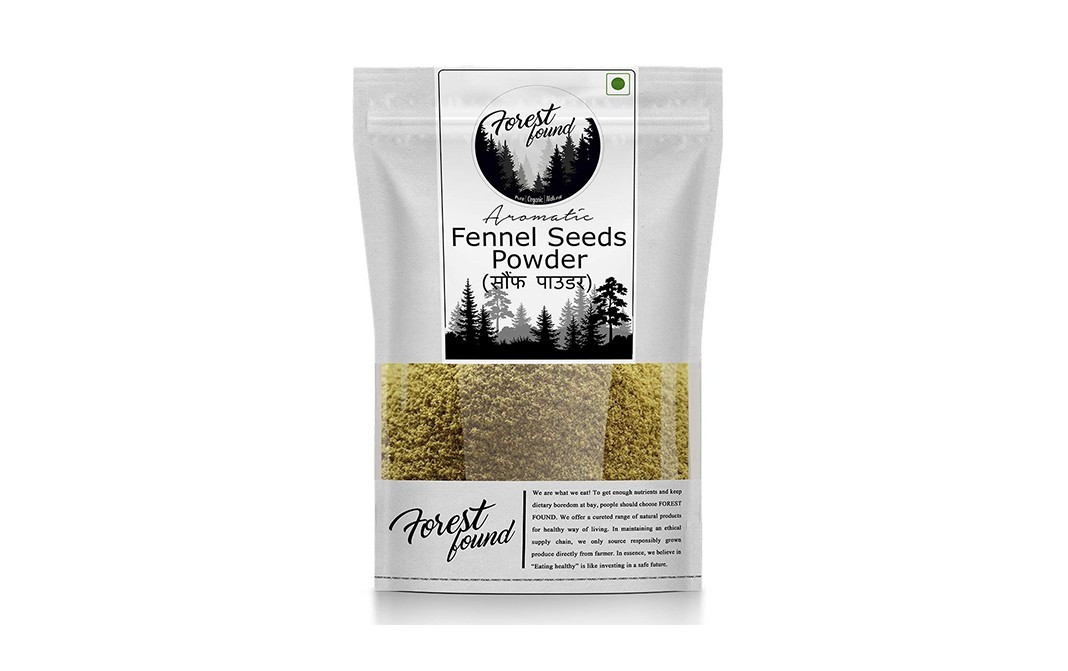 Forest Found Aromatic Fennel Seeds Powder    Pack  400 grams